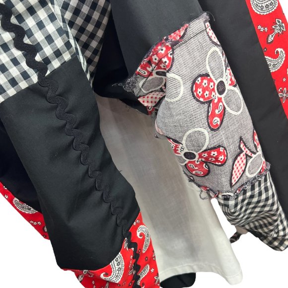 VTG 70's Care Free Fashions Multi Patterned Maxi Skirt - Picture 3 of 7